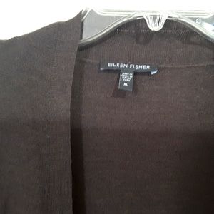 Eileen Fisher Cardigan merino wool Sweater XL